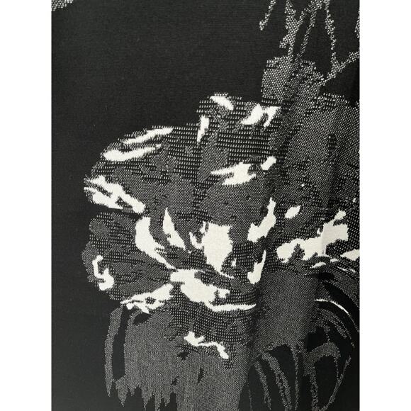 Ming Wang Dress dress Knit Three quarter sleeve black size Medium M - Picture 4 of 9